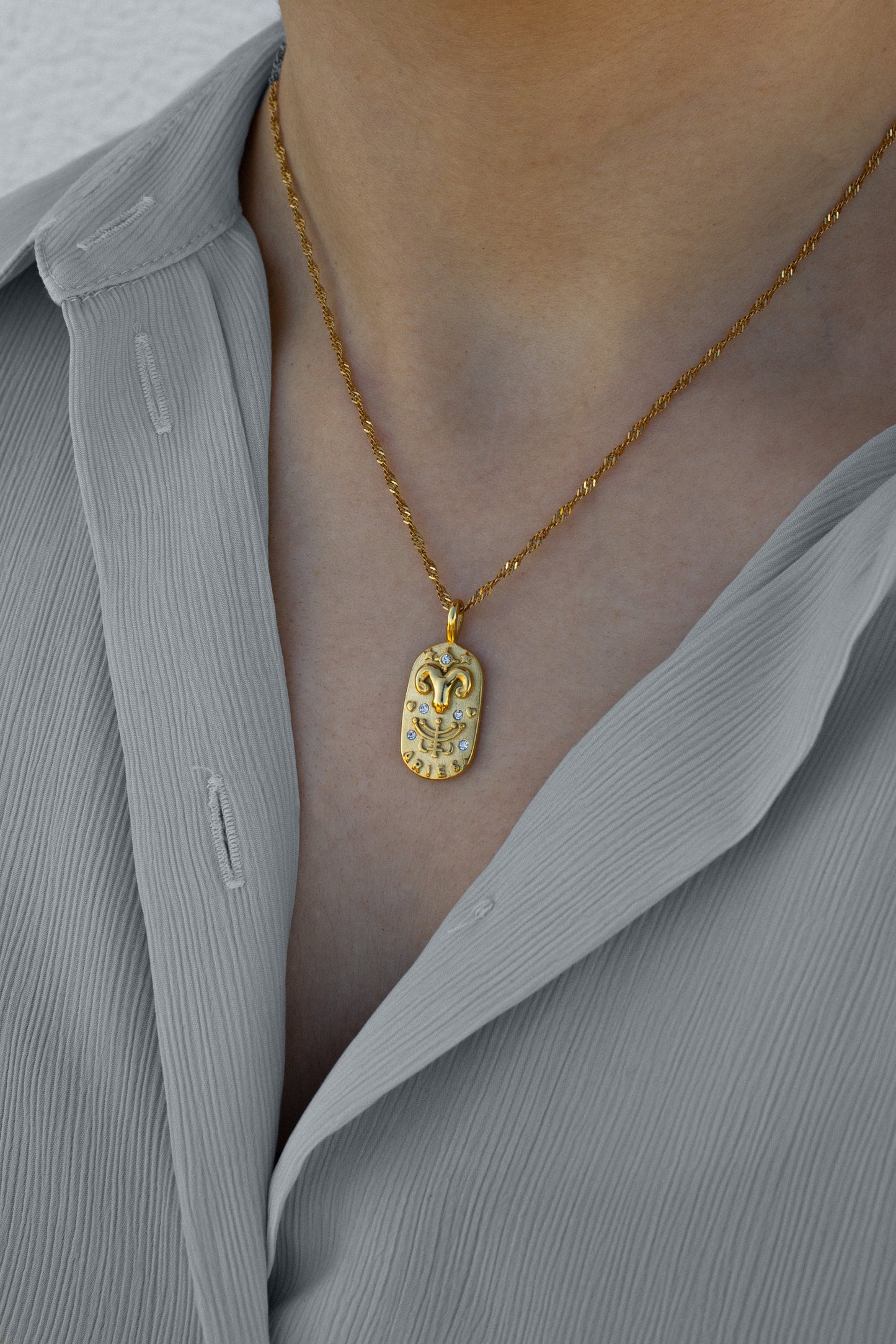 Zodiac Necklace – Aries (Widder)