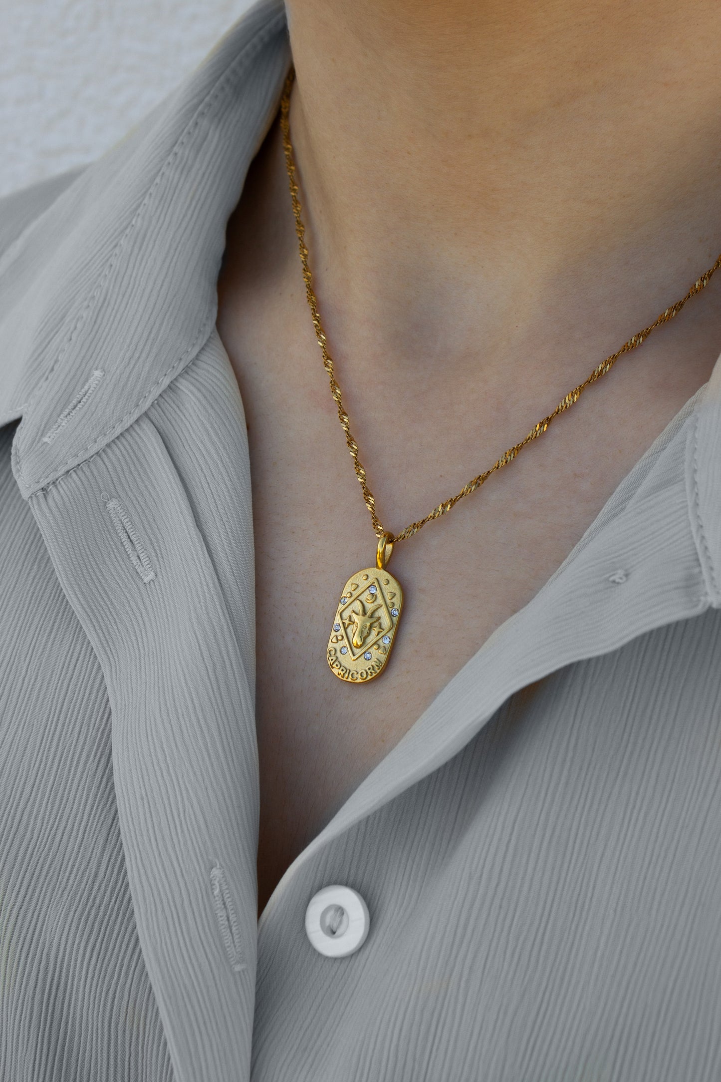 Zodiac Necklace – Capricorn (Steinbock)