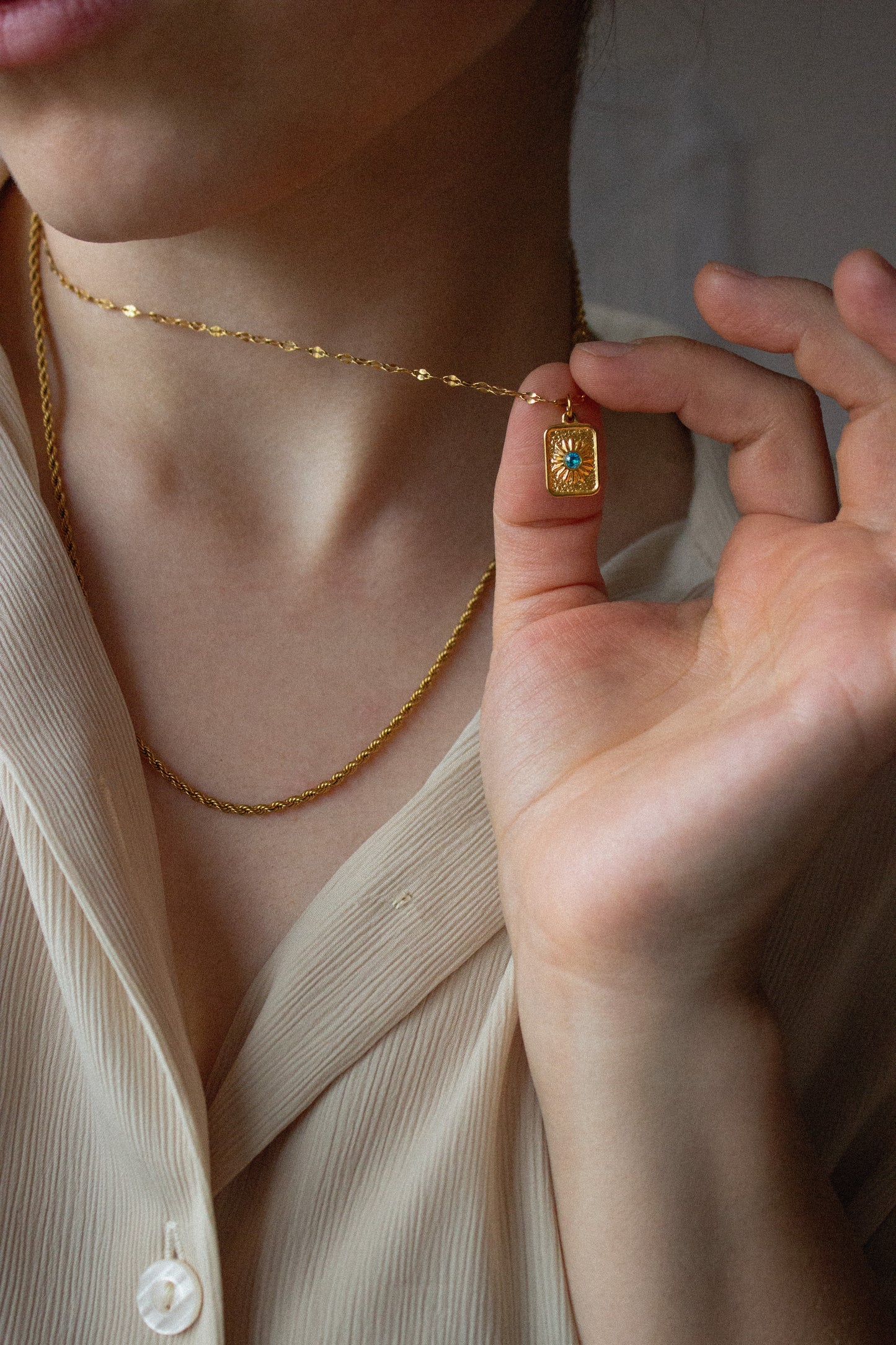 Soleia Necklace – Blue