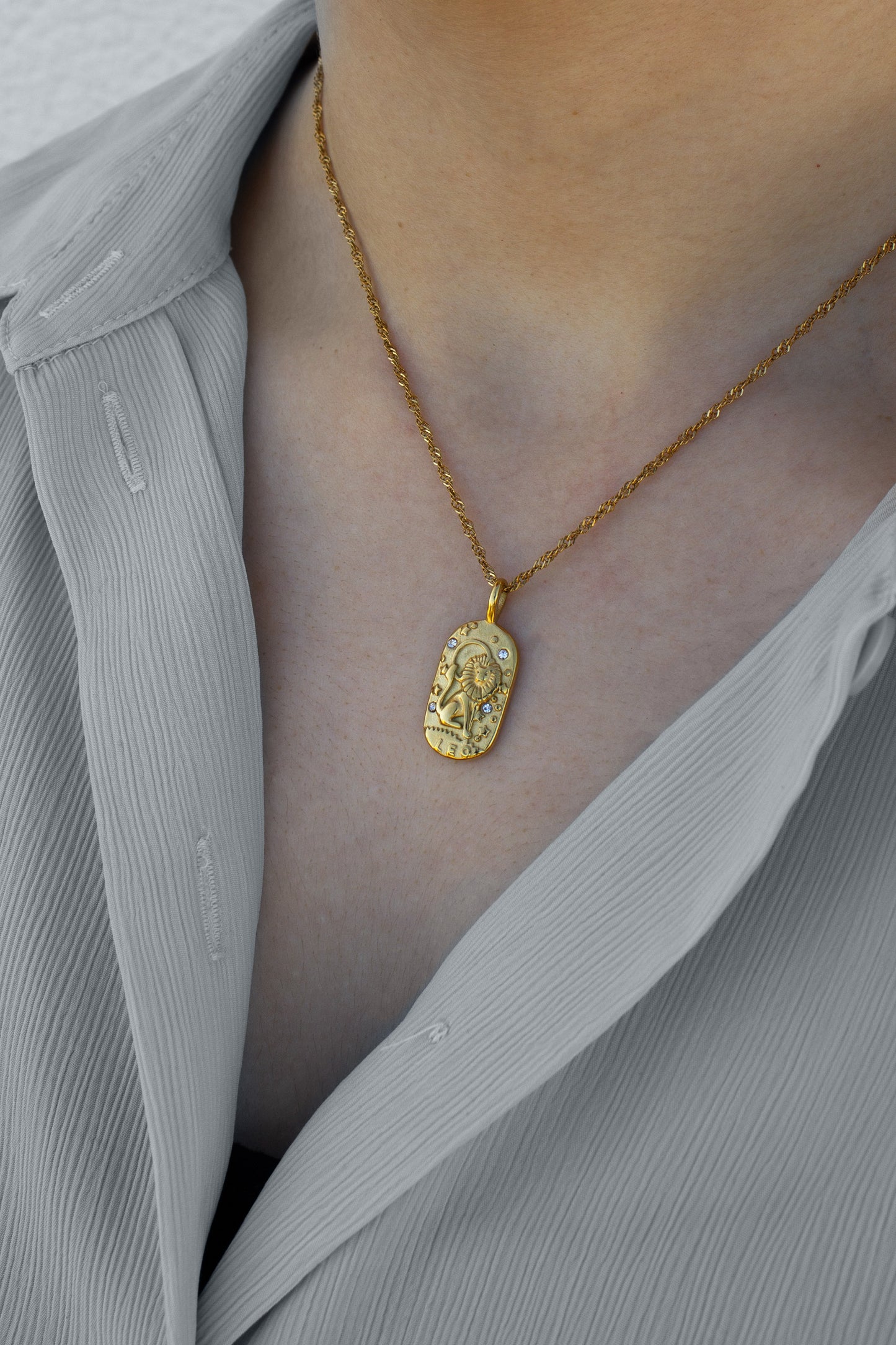 Zodiac Necklace – Leo (Löwe)