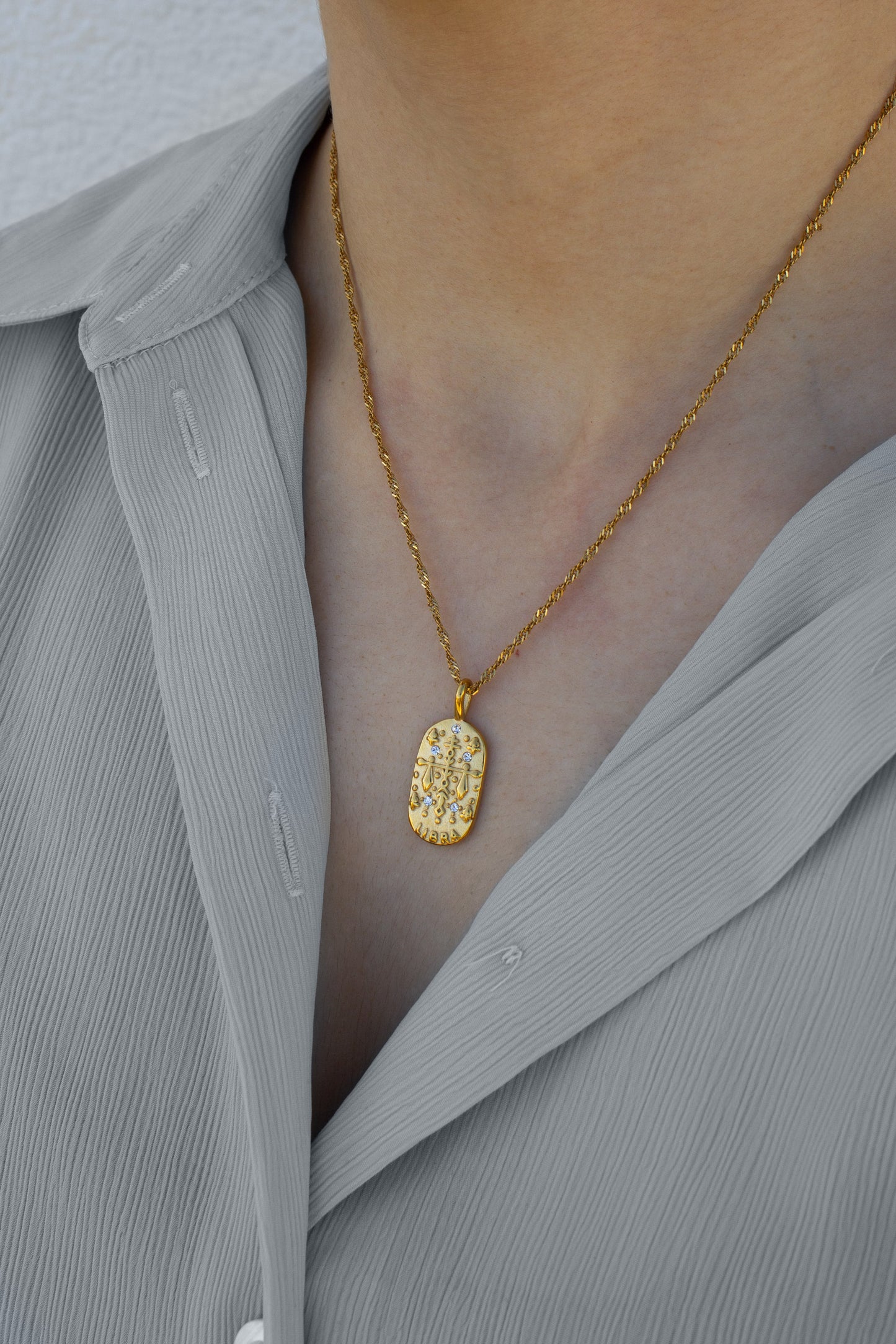 Zodiac Necklace – Libra (Waage)