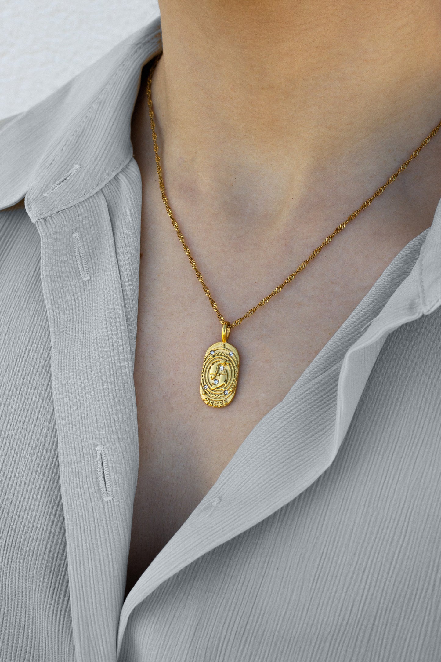 Zodiac Necklace – Pisces (Fische)