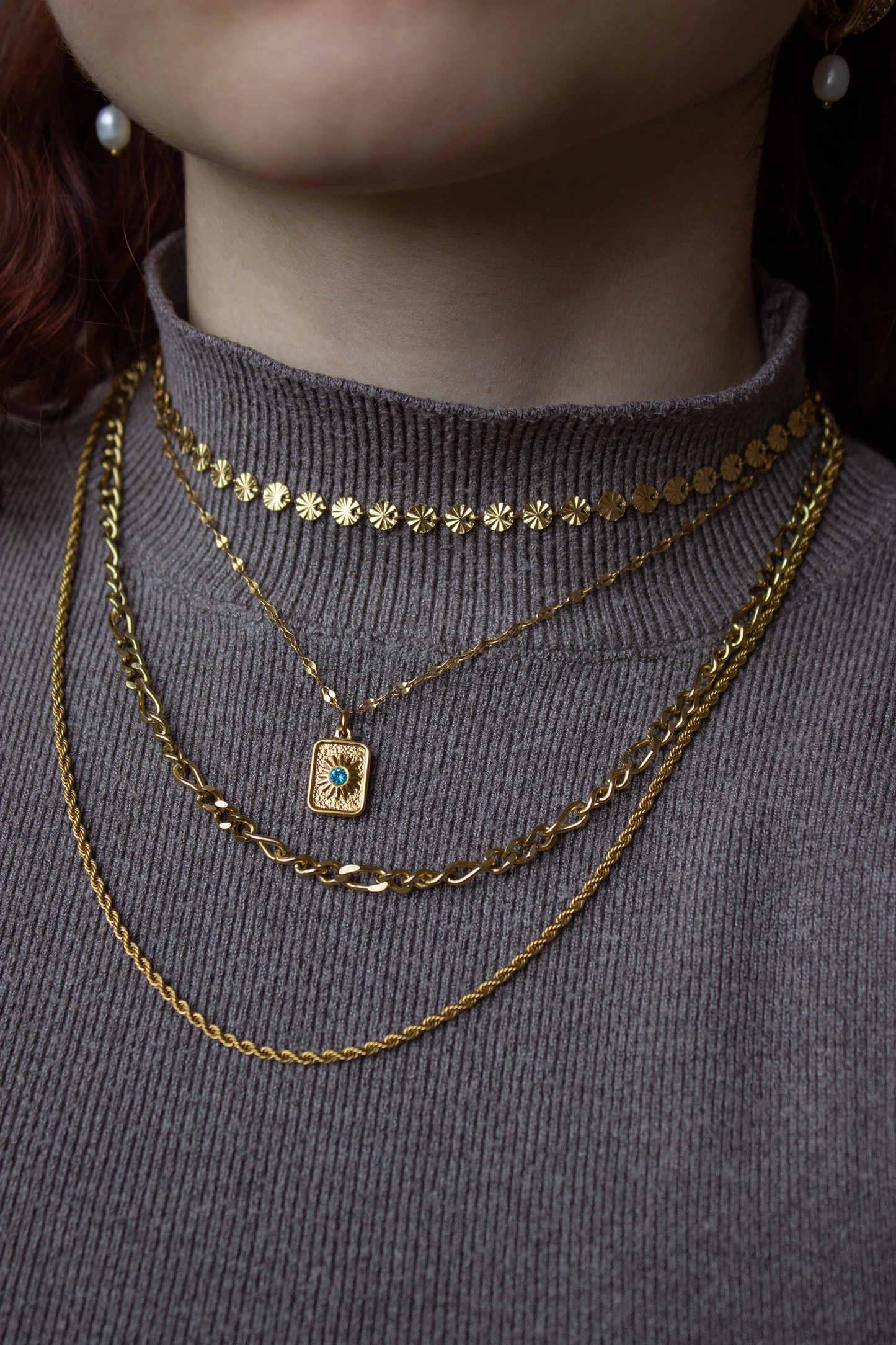 Soleia Necklace – Blue