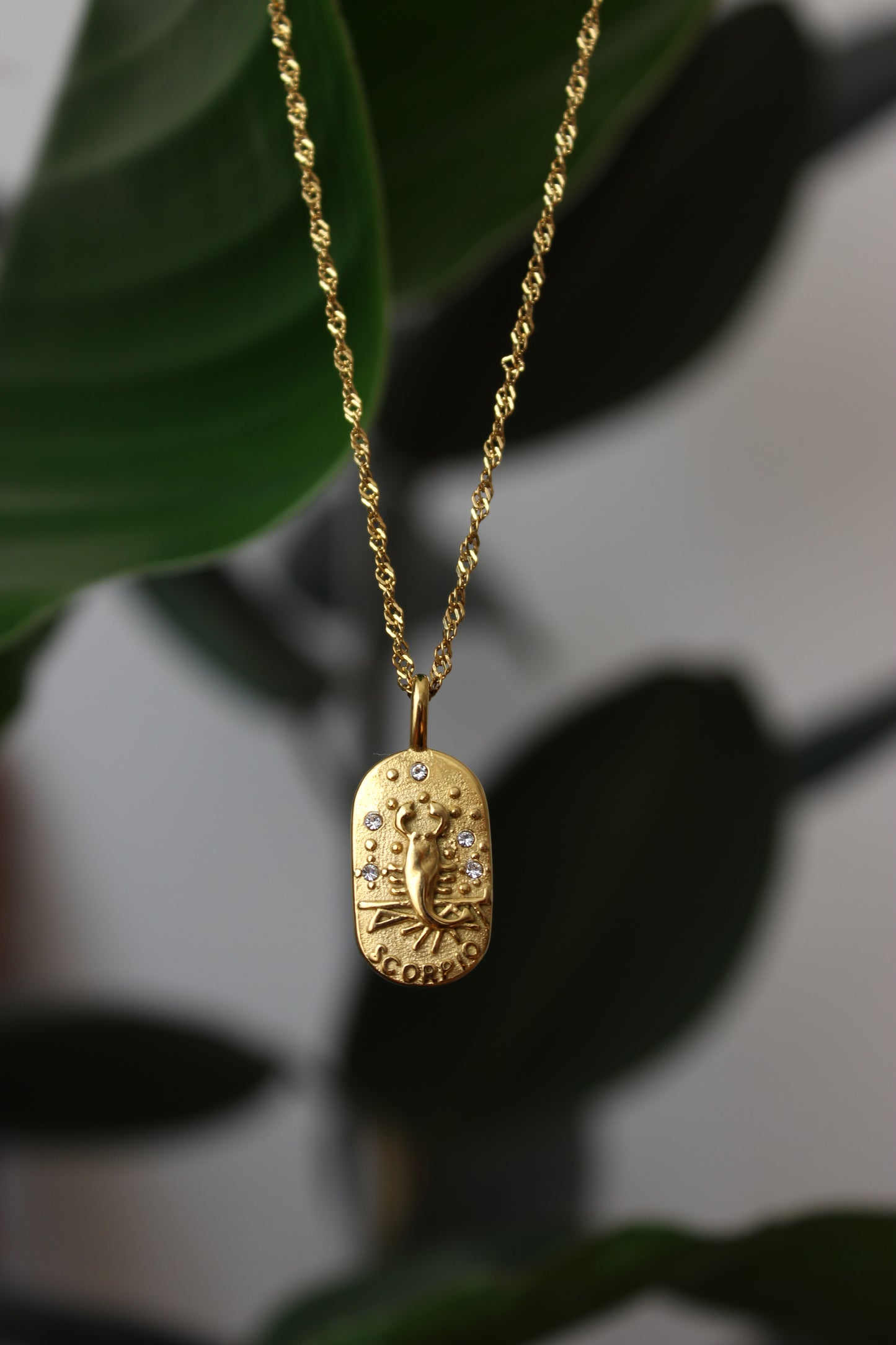 Zodiac Necklace – Scorpio (Skorpion)
