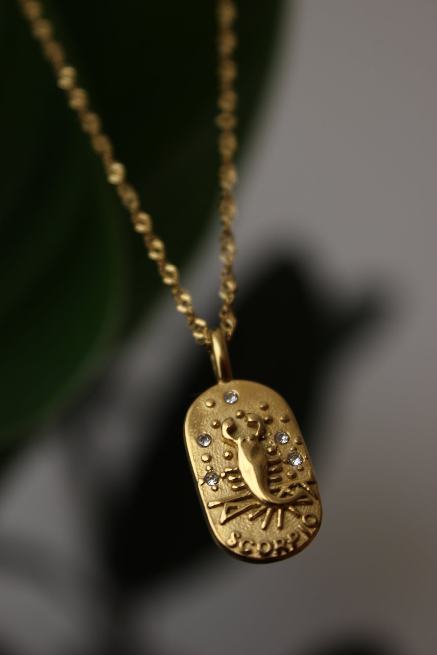 Zodiac Necklace – Scorpio (Skorpion)