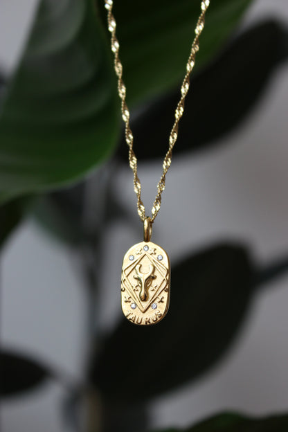Zodiac Necklace – Taurus (Stier)