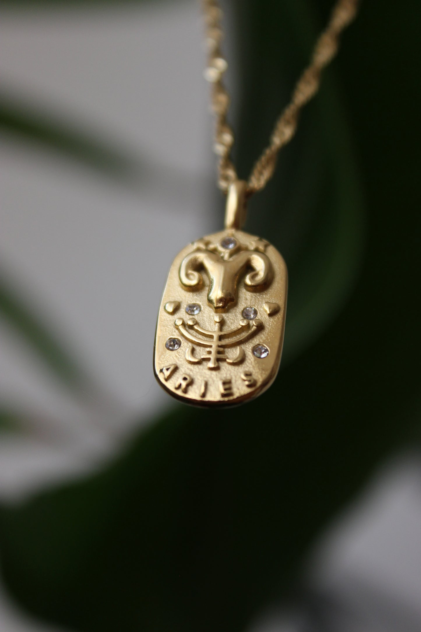 Zodiac Necklace – Aries (Widder)
