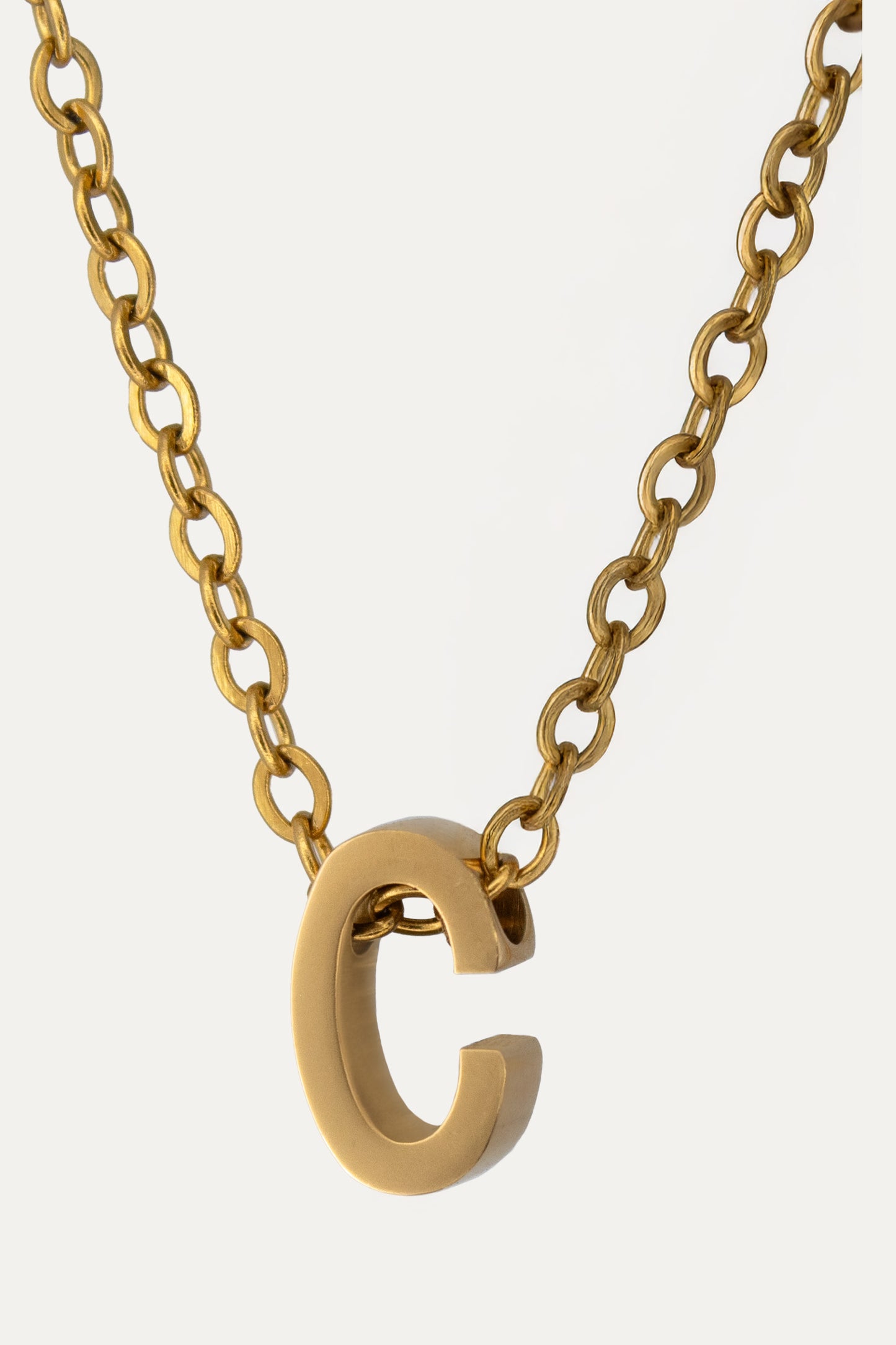 Goldene Buchstaben Kette | Initial Necklace