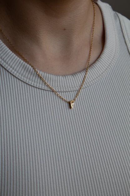 Goldene Buchstaben Kette | Initial Necklace