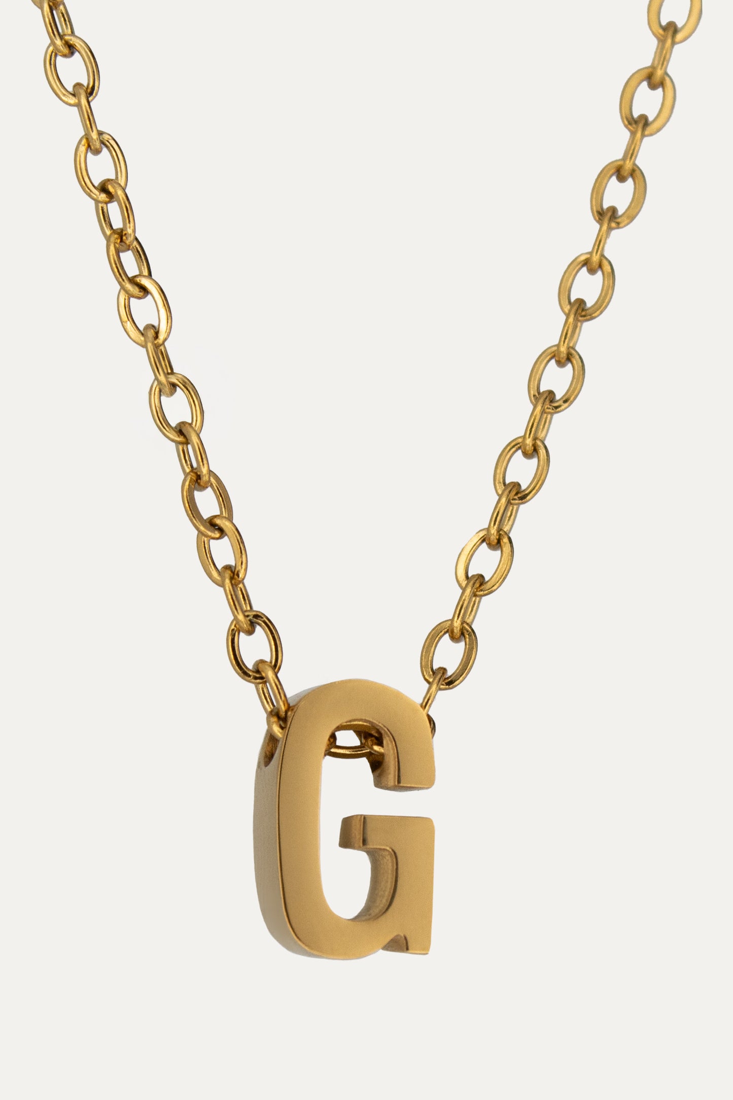 Goldene Buchstaben Kette | Initial Necklace