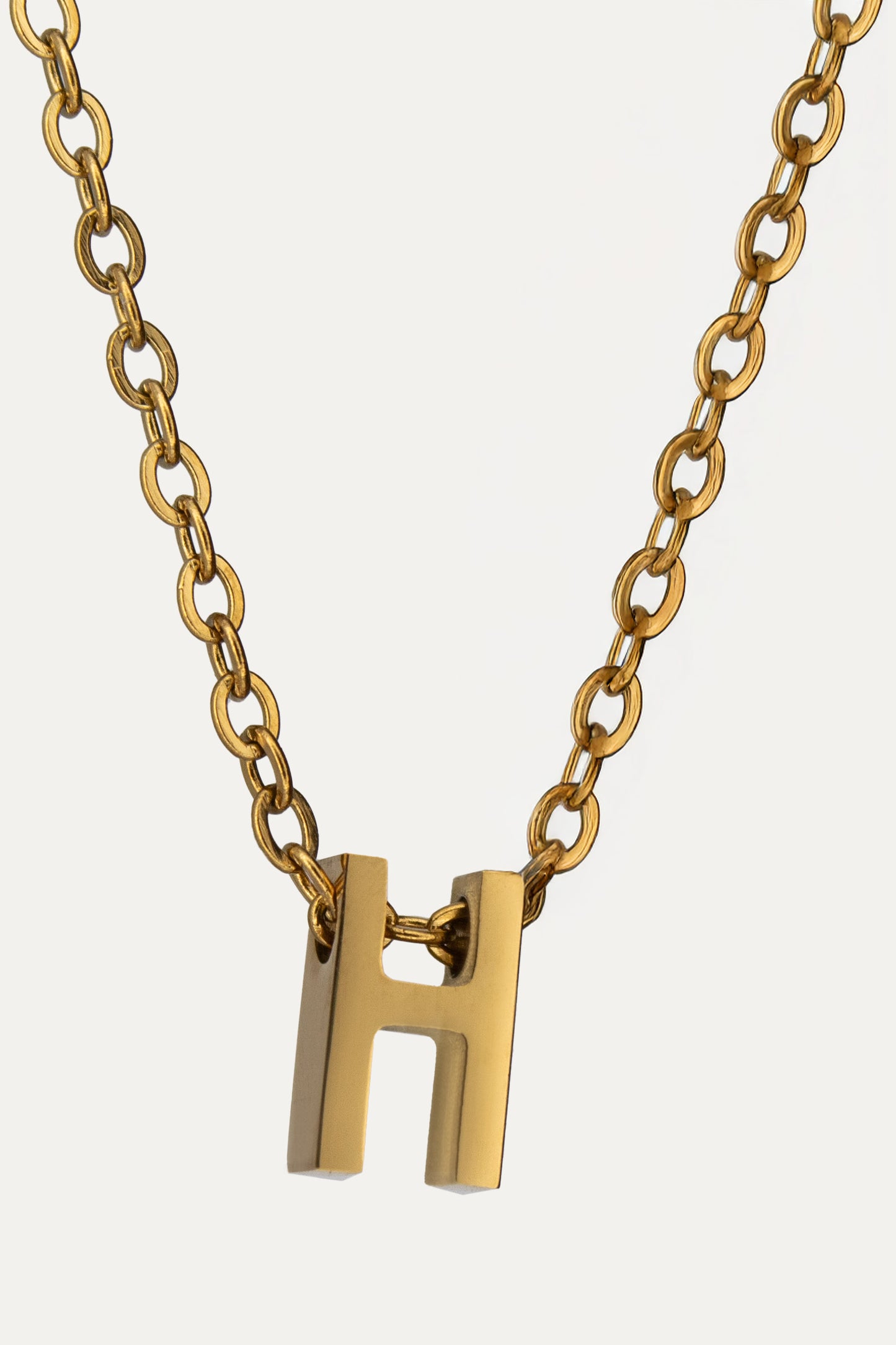 Goldene Buchstaben Kette | Initial Necklace