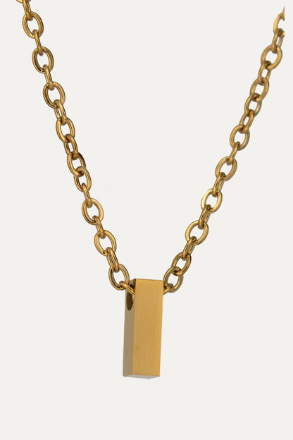 Goldene Buchstaben Kette | Initial Necklace