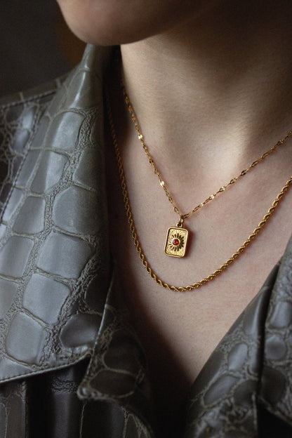 Soleia Necklace – Red