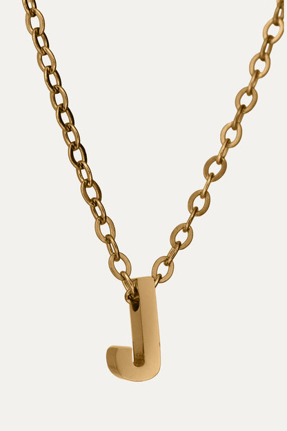 Goldene Buchstaben Kette | Initial Necklace