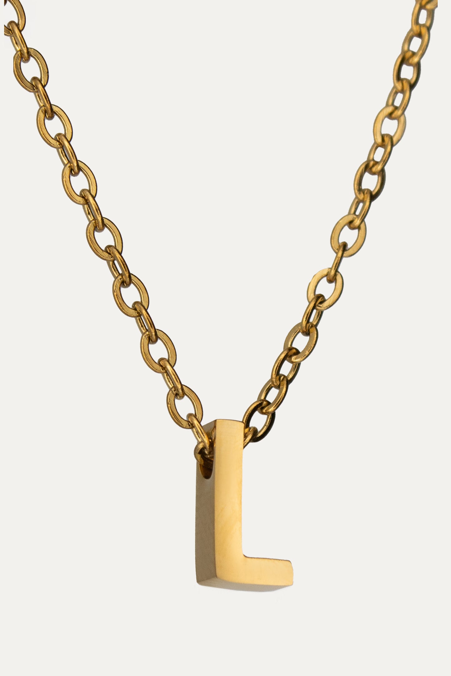 Goldene Buchstaben Kette | Initial Necklace