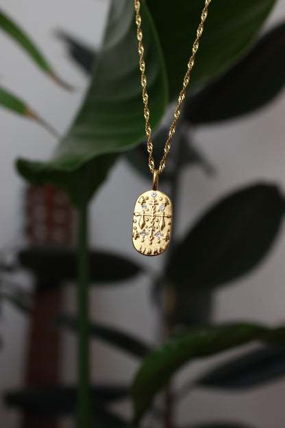Zodiac Necklace – Libra (Waage)