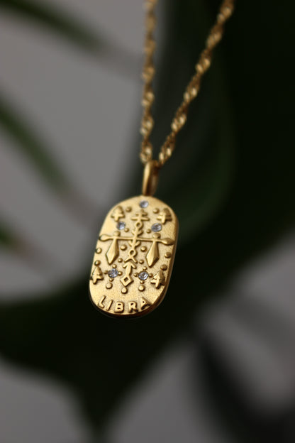 Zodiac Necklace – Libra (Waage)