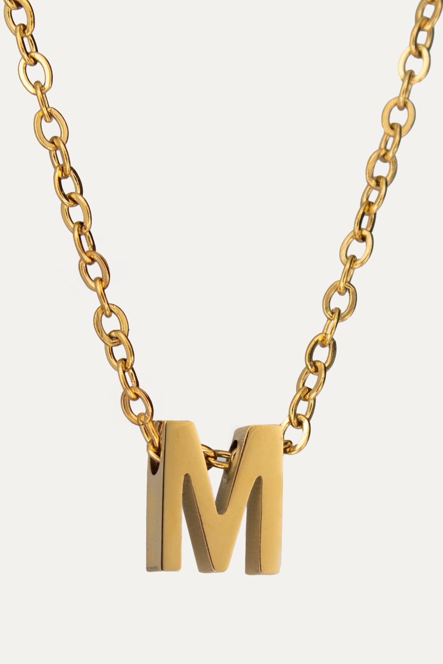 Goldene Buchstaben Kette | Initial Necklace