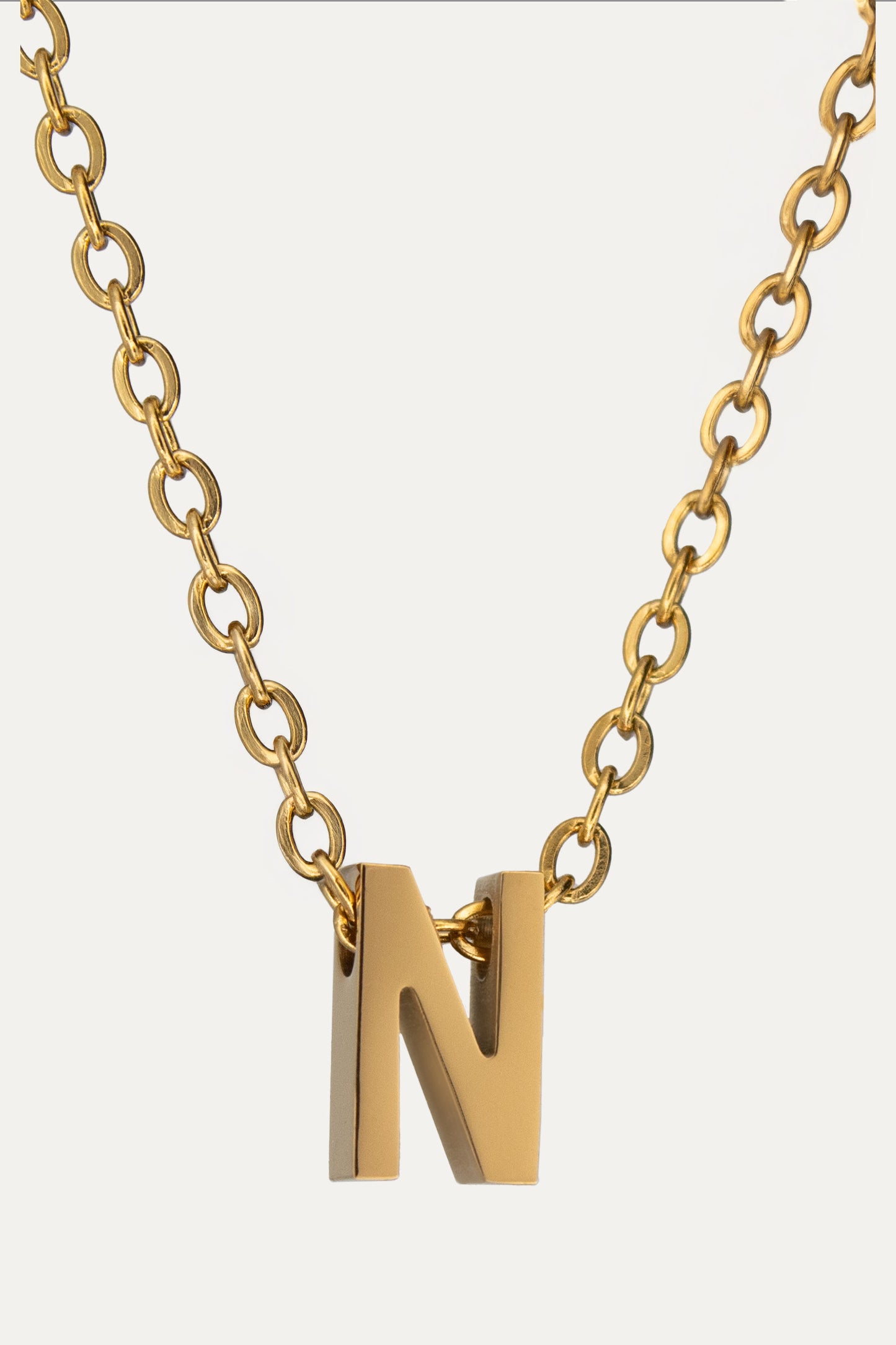 Goldene Buchstaben Kette | Initial Necklace