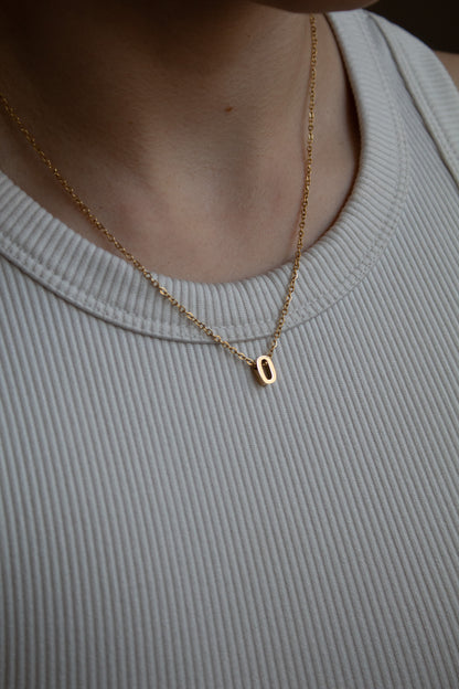 Goldene Buchstaben Kette | Initial Necklace