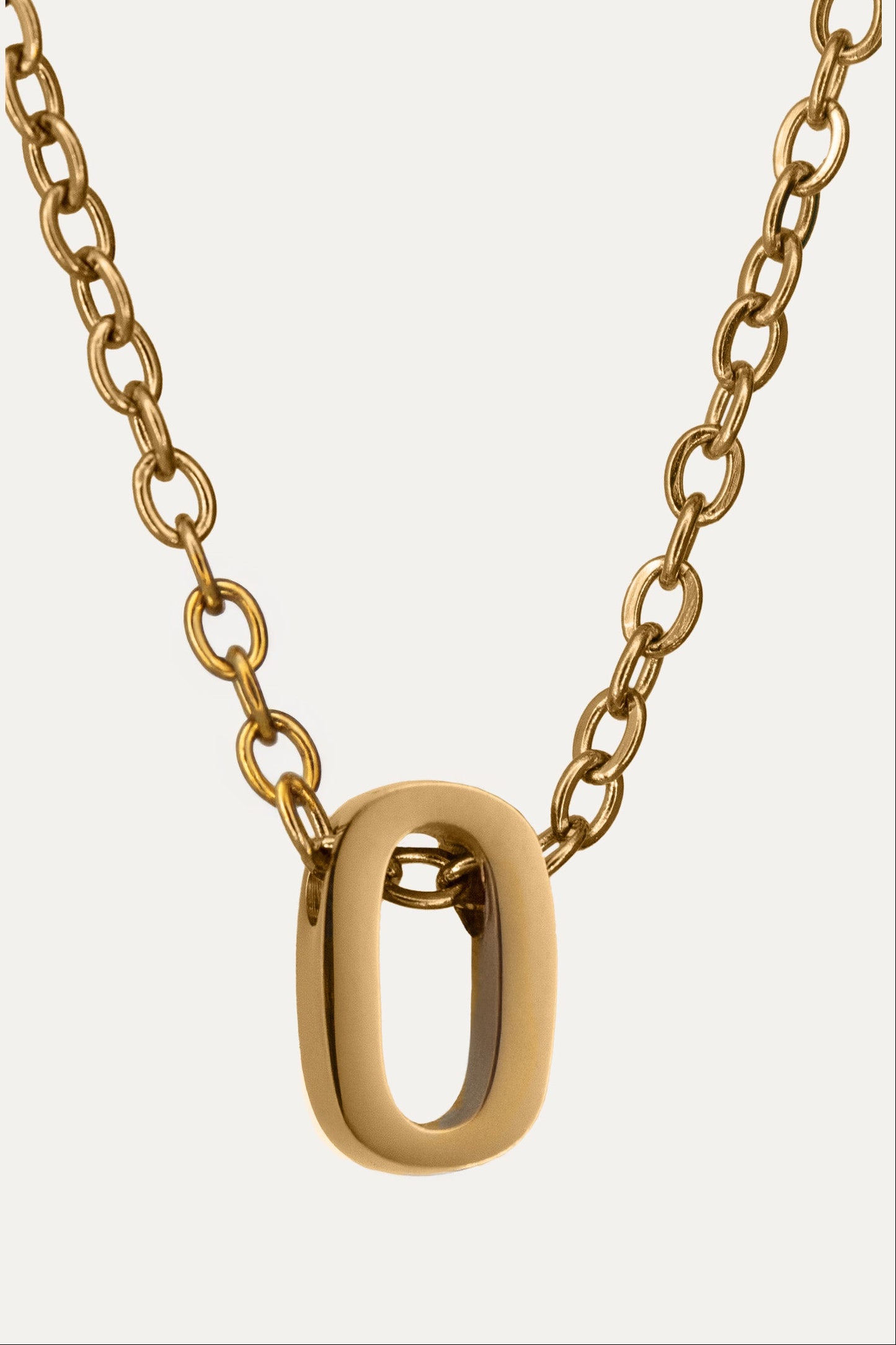 Goldene Buchstaben Kette | Initial Necklace