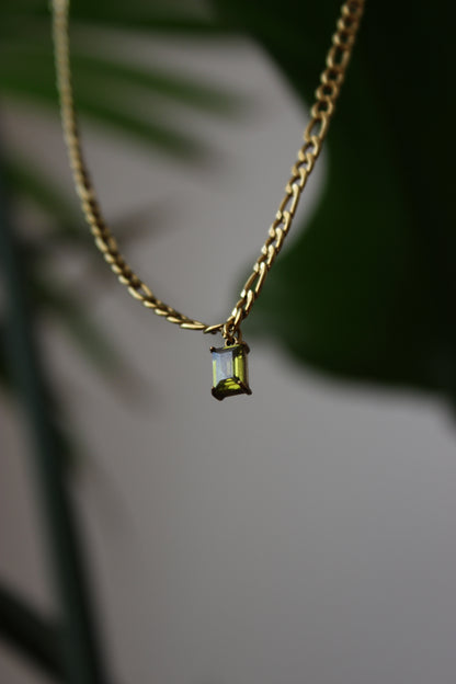 Olive Glow Necklace
