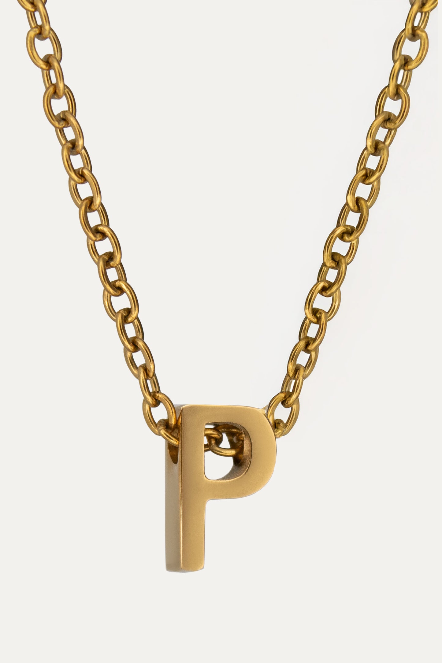 Goldene Buchstaben Kette | Initial Necklace