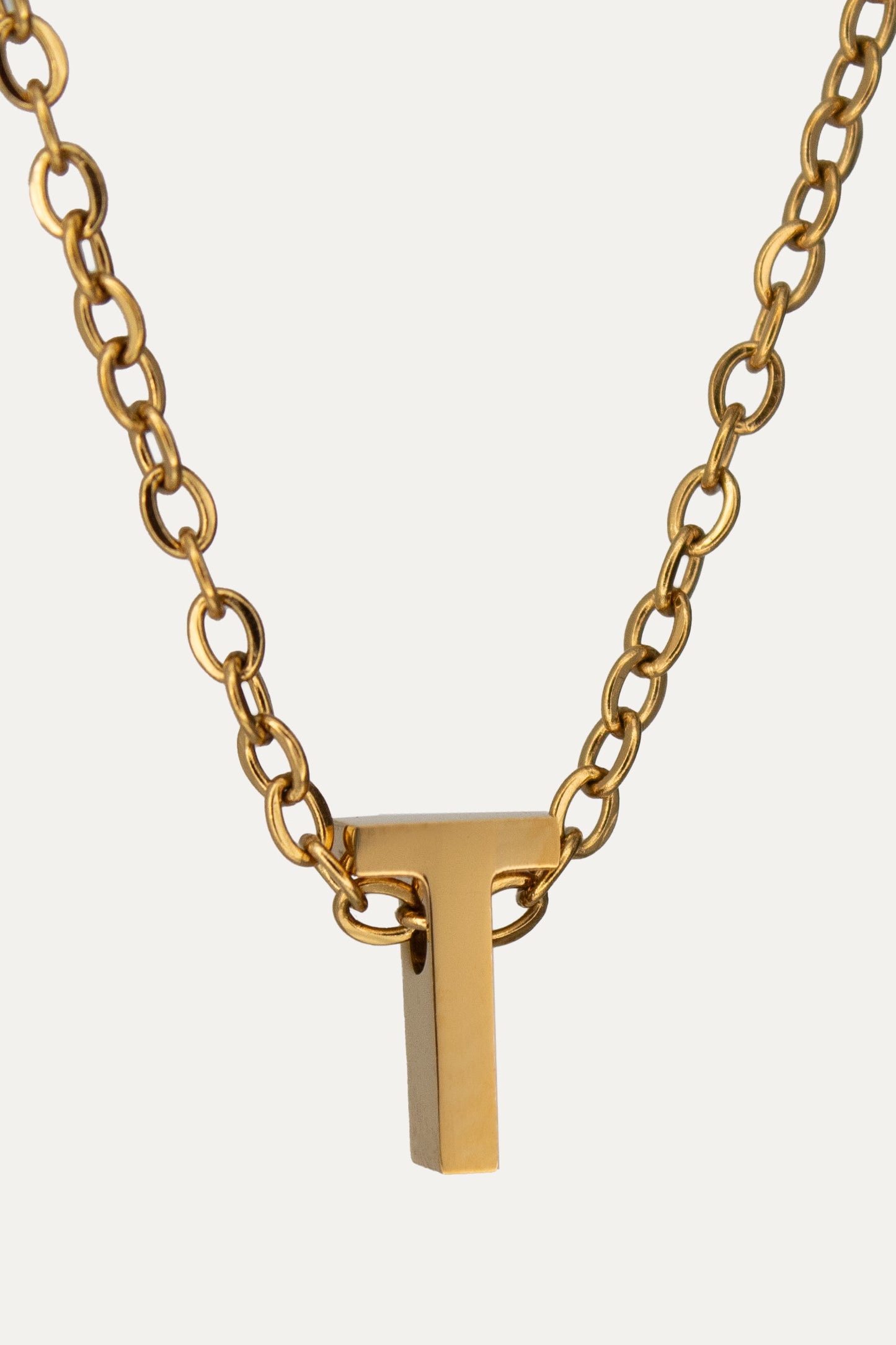 Goldene Buchstaben Kette | Initial Necklace