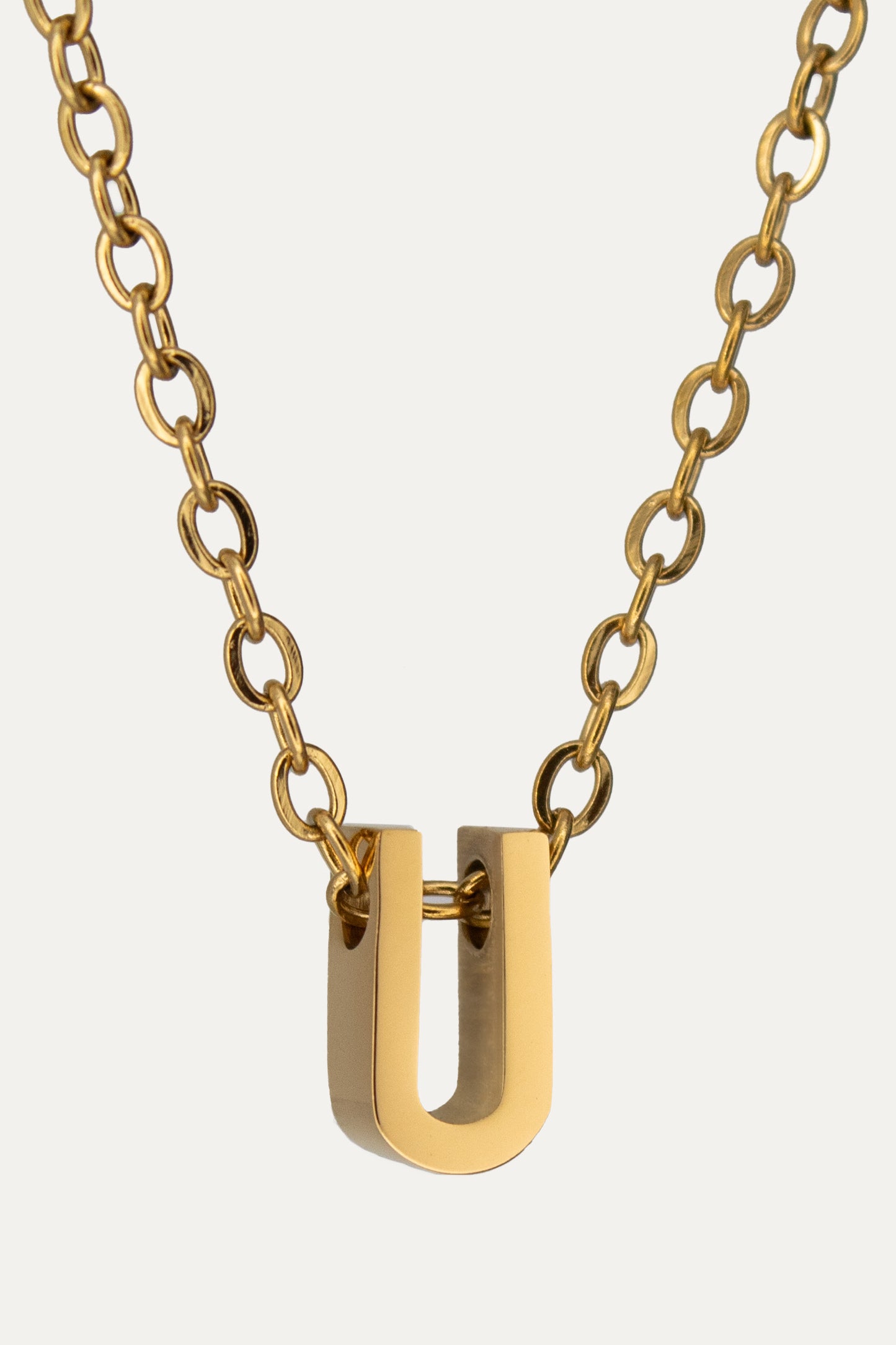 Goldene Buchstaben Kette | Initial Necklace