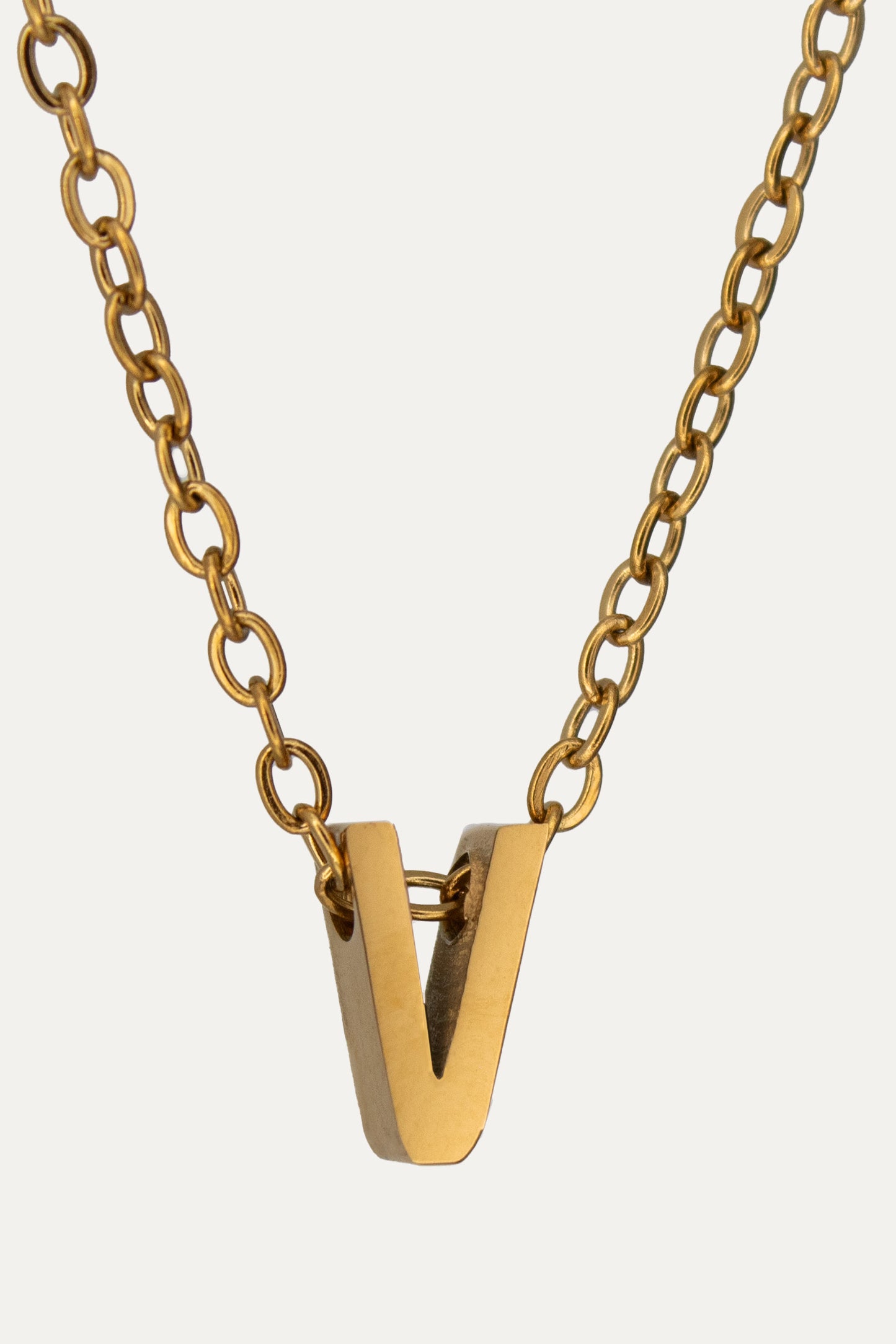 Goldene Buchstaben Kette | Initial Necklace