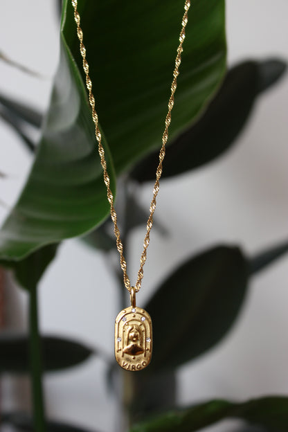 Zodiac Necklace – Virgo (Jungfrau)
