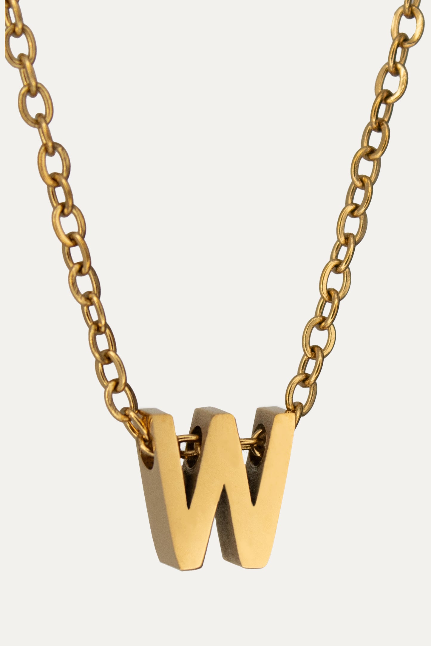 Goldene Buchstaben Kette | Initial Necklace