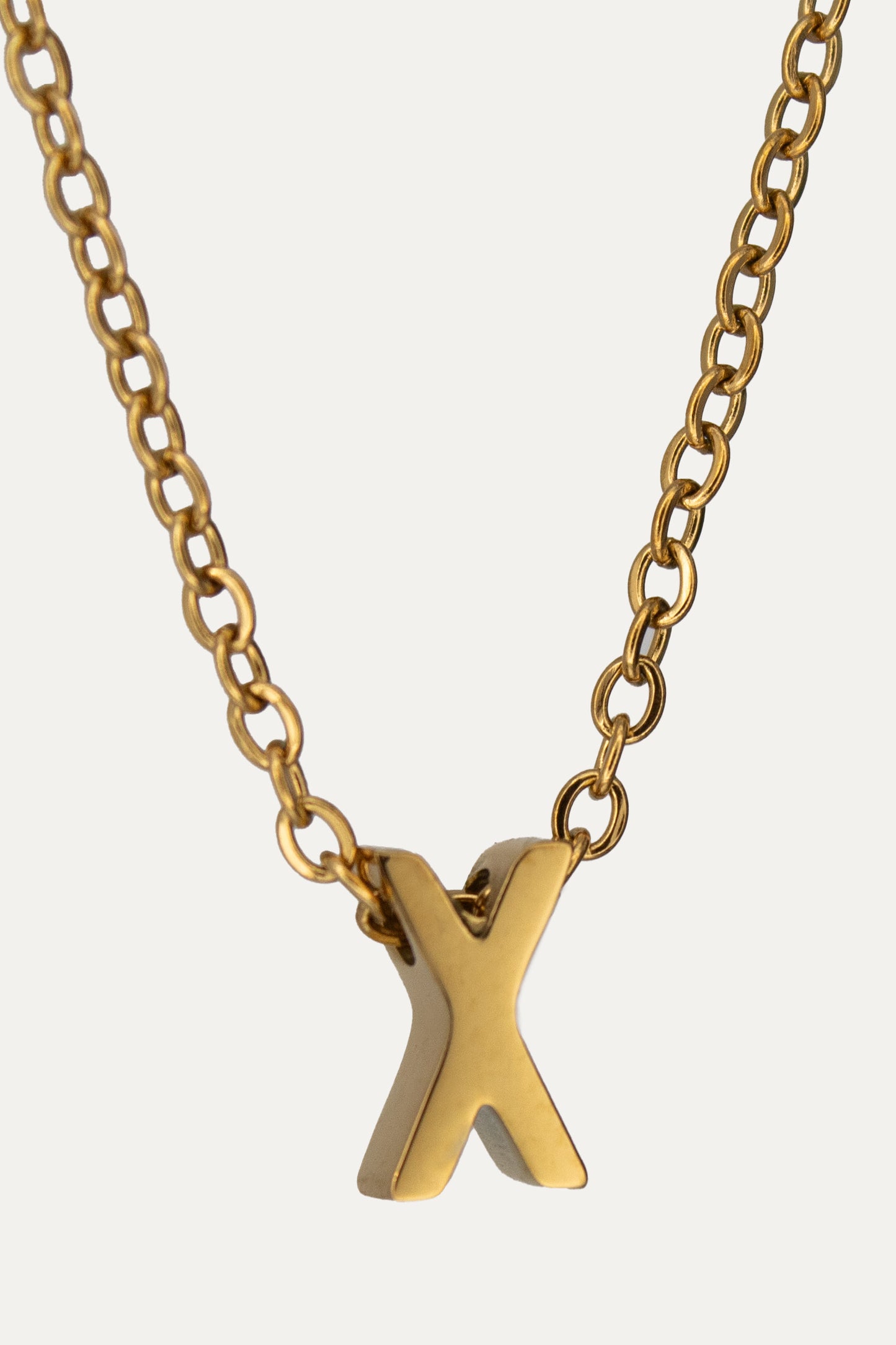 Goldene Buchstaben Kette | Initial Necklace