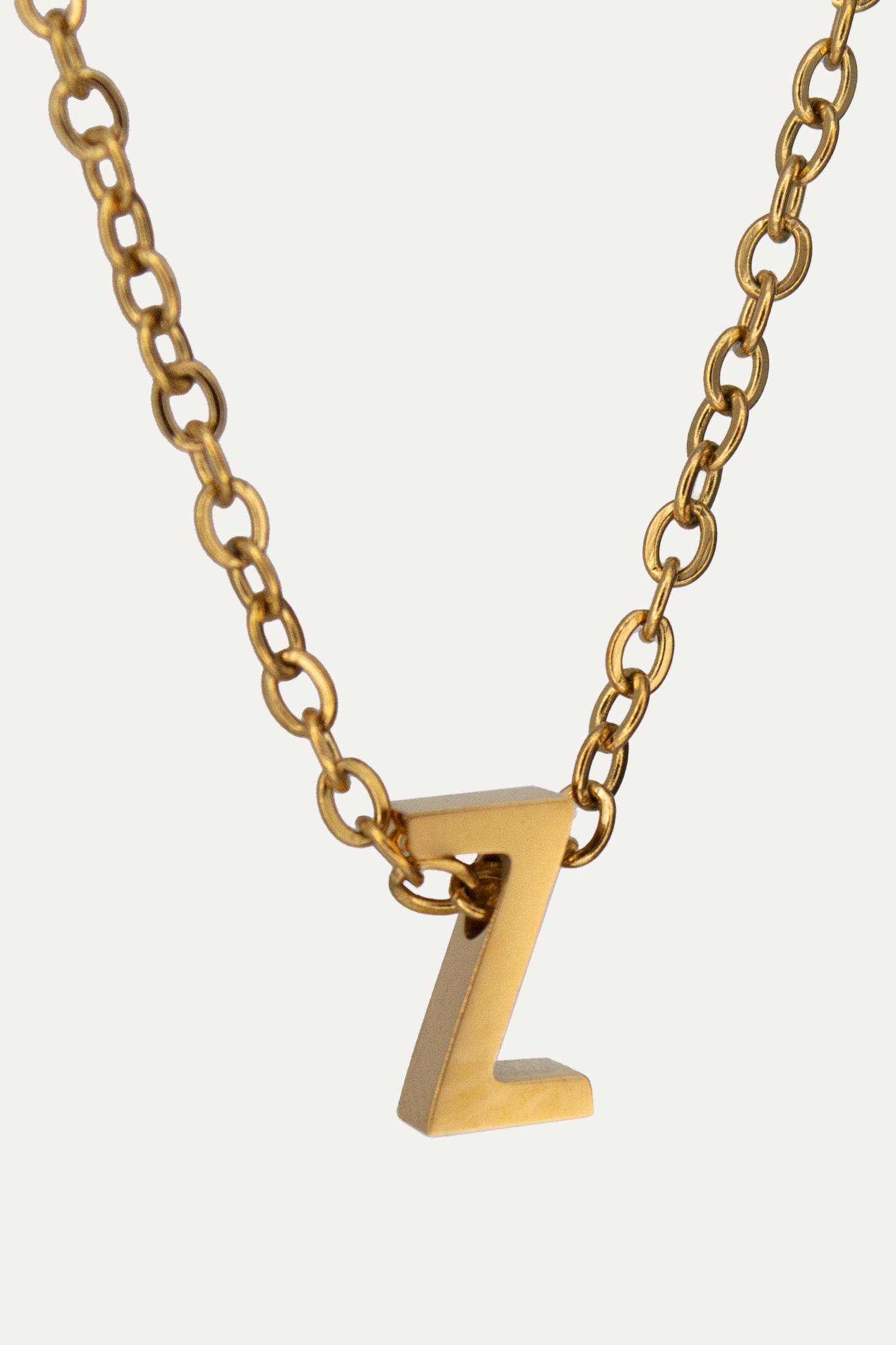 Goldene Buchstaben Kette | Initial Necklace