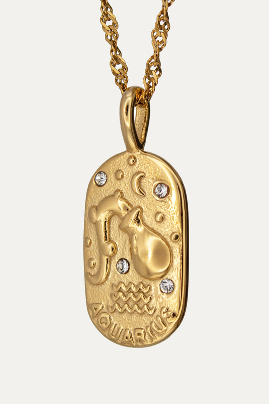 Zodiac Necklace – Aquarius (Wassermann)