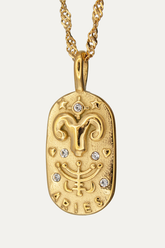 Zodiac Necklace – Aries (Widder)