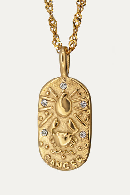 Zodiac Necklace – Cancer (Krebs)