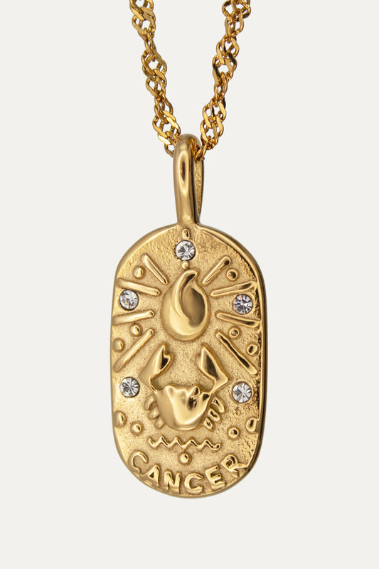 Zodiac Necklace – Cancer (Krebs)