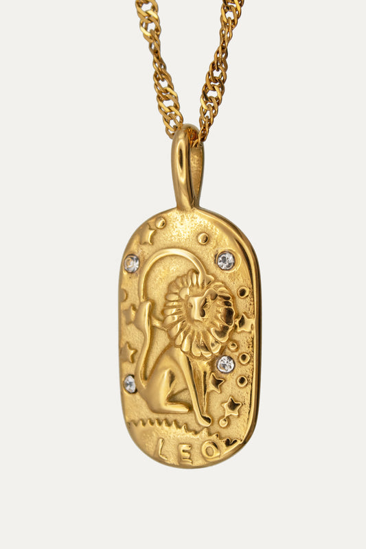 Zodiac Necklace – Leo (Löwe)