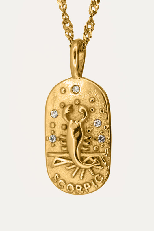 Zodiac Necklace – Scorpio (Skorpion)